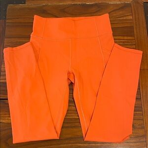 Lululemon athletica Vibrant Orange Leggings